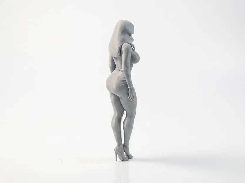 Mô hình 3D tượng người phụ nữ thanh lịch - Image 2