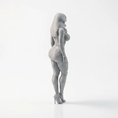 Mô hình 3D tượng người phụ nữ thanh lịch