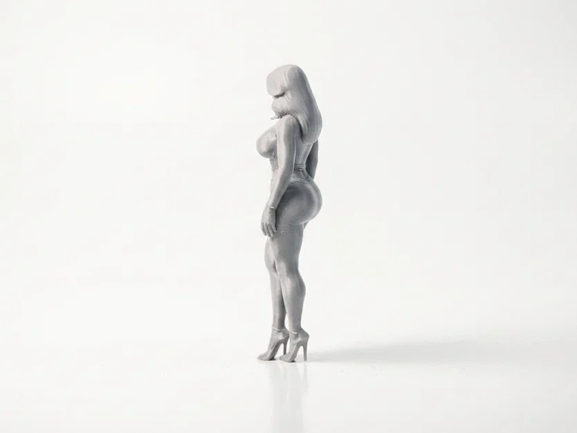 Mô hình 3D tượng người phụ nữ thanh lịch - Image 3