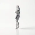 Mô hình 3D tượng người phụ nữ thanh lịch - Thumbnail 3