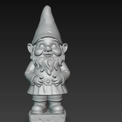 Tượng chú lùn làm vườn (Garden Gnome) trang trí dễ thương