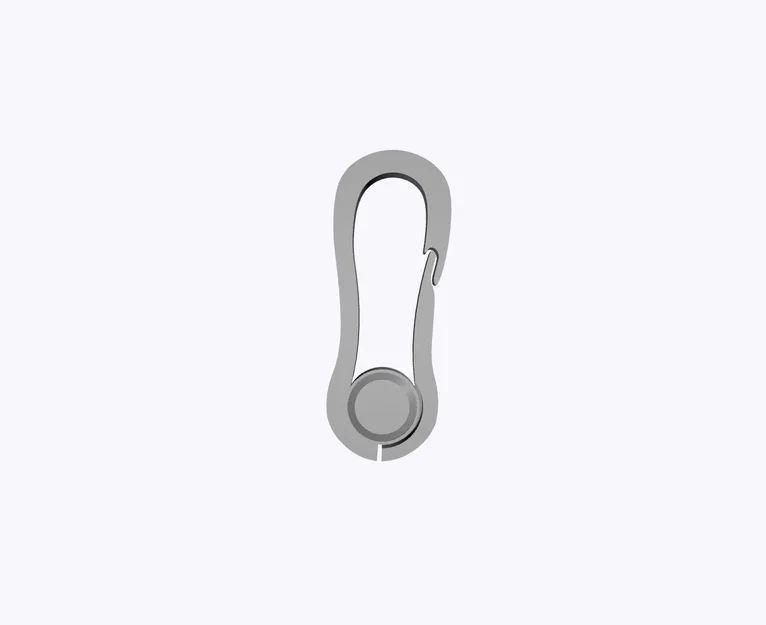 Móc khóa lò xo in 3D Snap Click Carabiner - Mẫu thử nghiệm chuyên dụng - Image 1