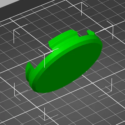 Nắp chụp mâm xe DEZENT FLAT 3D - Phụ kiện xe hơi tự in
