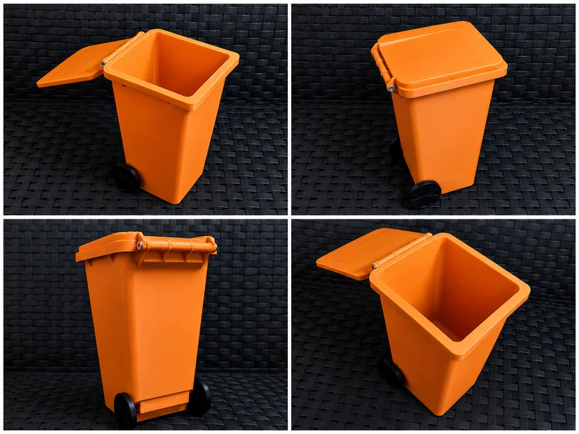 Thùng Rác Mini – Đồ Dùng Sắp Xếp Bàn Làm Việc / Phụ Kiện Đồ Chơi - Image 1