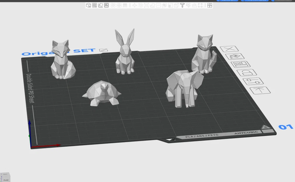 Bộ Miniatures Động Vật Low-Poly Cao Cấp – 5 Mẫu Decor Phong Cách Origami - Image 2