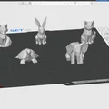 Bộ Miniatures Động Vật Low-Poly Cao Cấp – 5 Mẫu Decor Phong Cách Origami - Thumbnail 2