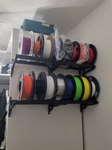 Kệ Đựng Nhựa In 3D Cho Tủ IKEA – Giá Đỡ Cuộn Filament Dạng Mô-Đun - Image 1