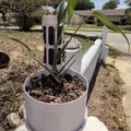 Chậu trồng cây 8 inch kèm cột rêu tích hợp cho các loại cây leo - Thumbnail 1