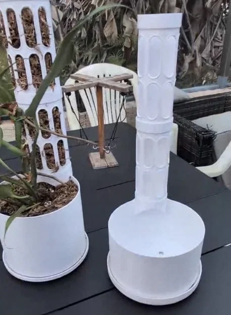 Chậu trồng cây 8 inch kèm cột rêu tích hợp cho các loại cây leo - Image 3
