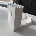 Tháp đổ xúc xắc mini kèm hộp đựng: Thiết kế in liền khối gập mở - Thumbnail 3
