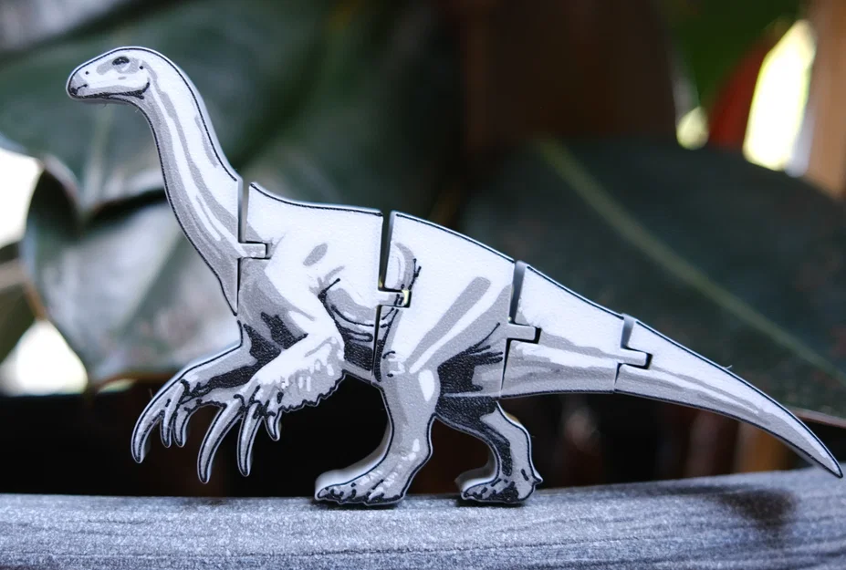 Flexi Dino Vexclaw - Mô hình khủng long Therizinosaurus khớp nối linh hoạt - Image 1