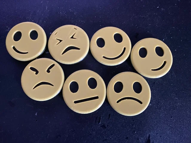 Bộ sưu tập mặt cười (Smilie Faces) in 3D độc đáo dễ in - Image 1