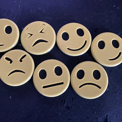 Bộ sưu tập mặt cười (Smilie Faces) in 3D độc đáo dễ in