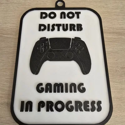 Bảng DO NOT DISTURB - GAMING IN PROGRESS (PS5)