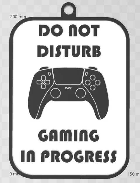 Bảng DO NOT DISTURB - GAMING IN PROGRESS (PS5) - Image 4