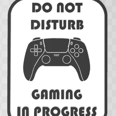 Bảng DO NOT DISTURB - GAMING IN PROGRESS (PS5)