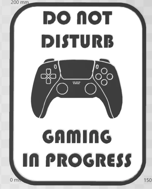 Bảng DO NOT DISTURB - GAMING IN PROGRESS (PS5) - Image 5