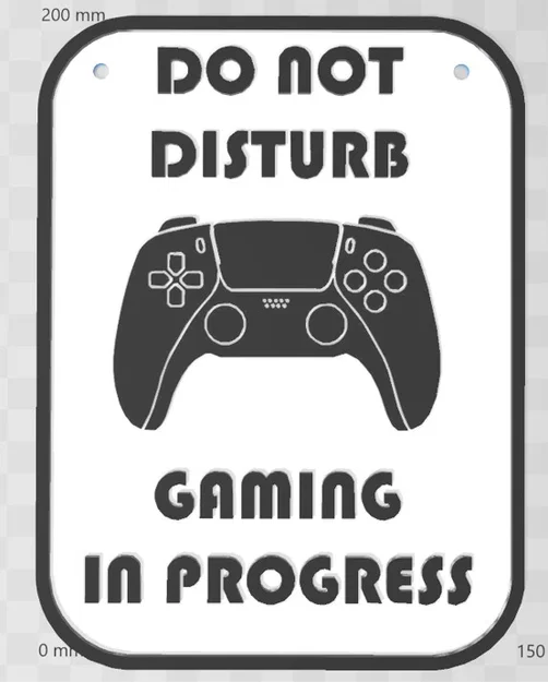 Bảng DO NOT DISTURB - GAMING IN PROGRESS (PS5) - Image 6