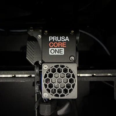 Lưới chắn quạt kiểu tổ ong cho Prusa CORE One (PCCF)