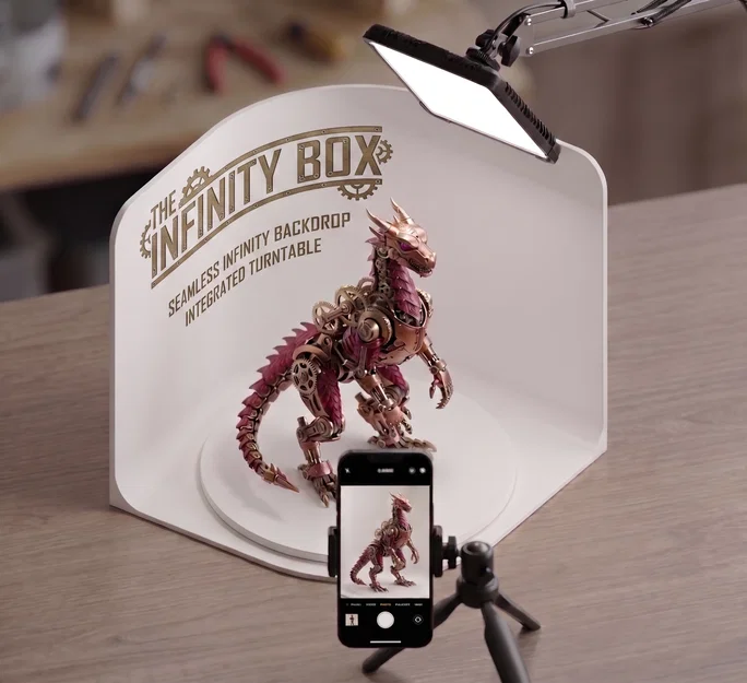 The Infinity Box | Studio chụp ảnh mini liền mạch & Bàn xoay - Image 1