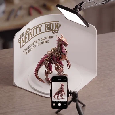 The Infinity Box | Studio chụp ảnh mini liền mạch & Bàn xoay