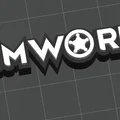 Móc khóa logo Rimworld - Mẫu in 3D siêu nhanh trong 25 phút - Thumbnail 2