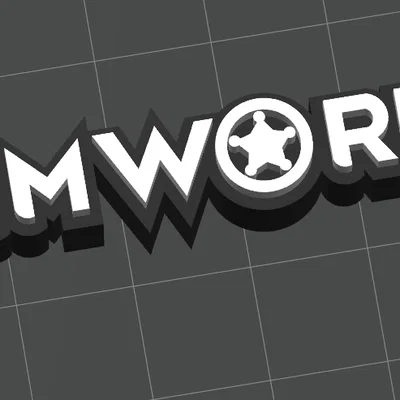 Móc khóa logo Rimworld - Mẫu in 3D siêu nhanh trong 25 phút