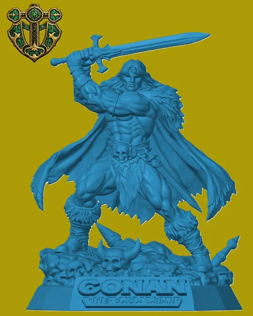 Tượng nhân vật Conan the Barbarian - Image 1