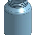 Mẫu chai tròn in 3D với thiết kế ren xoắn tiện lợi - Thumbnail 2