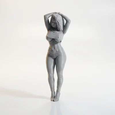Mô hình tượng người phụ nữ thanh lịch in 3D