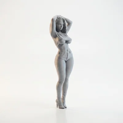 Mô hình tượng người phụ nữ thanh lịch in 3D