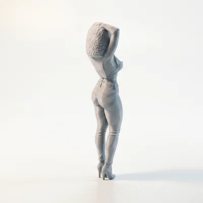 Mô hình tượng người phụ nữ thanh lịch in 3D