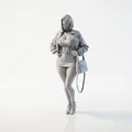 Mô hình tượng quý cô thời thượng 3D Printable - Thumbnail 1