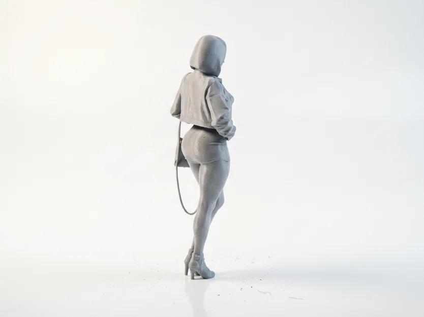 Mô hình tượng quý cô thời thượng 3D Printable - Image 3