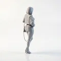 Mô hình tượng quý cô thời thượng 3D Printable - Thumbnail 3