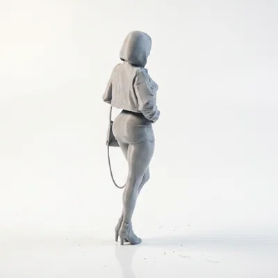 Mô hình tượng quý cô thời thượng 3D Printable