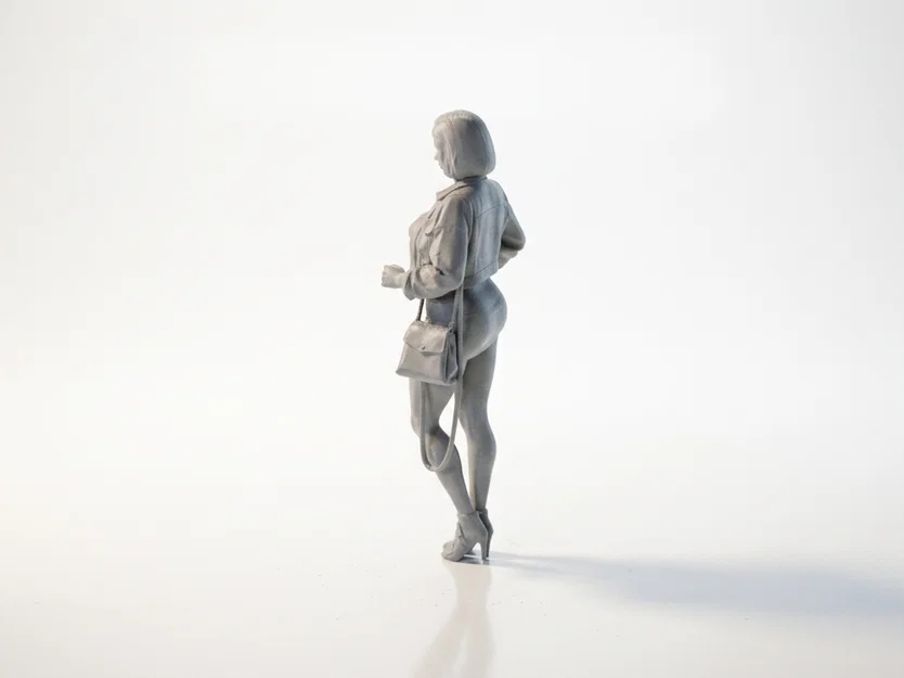 Mô hình tượng quý cô thời thượng 3D Printable - Image 4