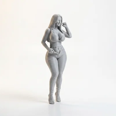 Tượng Nữ Nhân Vật Thanh Lịch - Mẫu In 3D