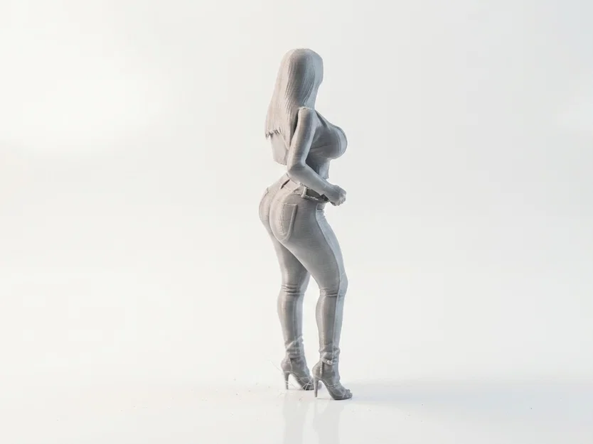 Tượng Nữ Nhân Vật Thanh Lịch - Mẫu In 3D - Image 3