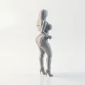 Tượng Nữ Nhân Vật Thanh Lịch - Mẫu In 3D - Thumbnail 3