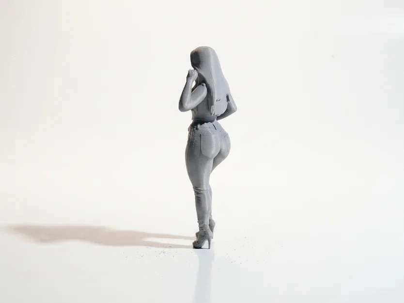 Tượng Nữ Nhân Vật Thanh Lịch - Mẫu In 3D - Image 4