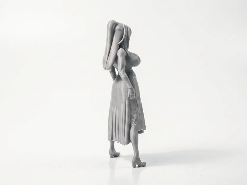 Mô hình tượng nữ nhân vật thanh tao - File 3D in ấn chuyên nghiệp - Image 3