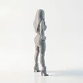 Mô hình tượng nữ mặc áo len - Tệp in 3D nghệ thuật - Thumbnail 3
