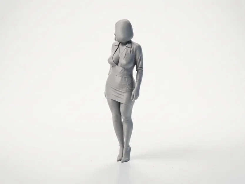 Mô hình tượng quý cô thanh lịch - File in 3D (Elegant Lady Figurine) - Image 1