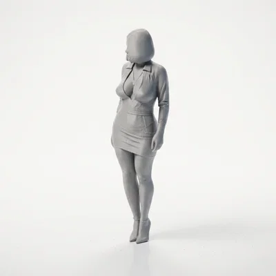 Mô hình tượng quý cô thanh lịch - File in 3D (Elegant Lady Figurine)