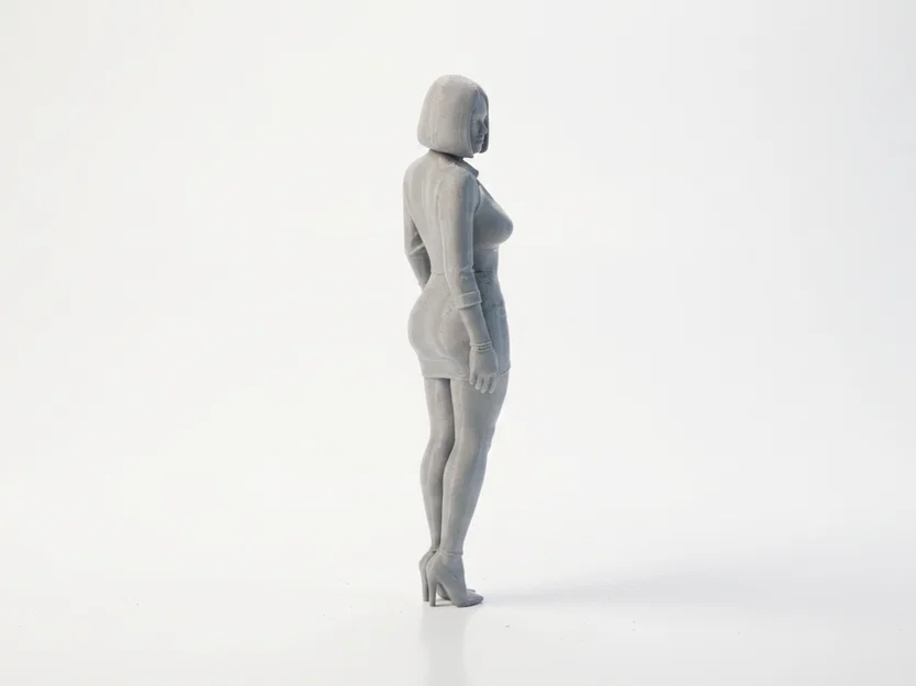 Mô hình tượng quý cô thanh lịch - File in 3D (Elegant Lady Figurine) - Image 3