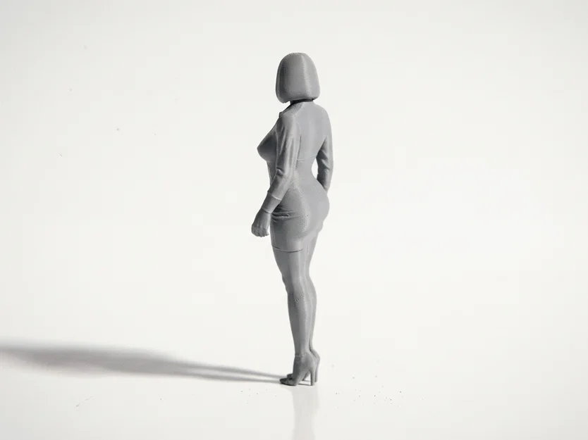 Mô hình tượng quý cô thanh lịch - File in 3D (Elegant Lady Figurine) - Image 4