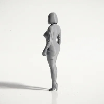 Mô hình tượng quý cô thanh lịch - File in 3D (Elegant Lady Figurine)
