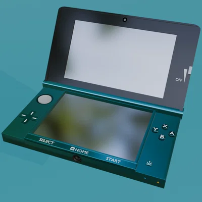 Mô hình trang trí Nintendo 3Ds - Tái hiện máy chơi game cầm tay