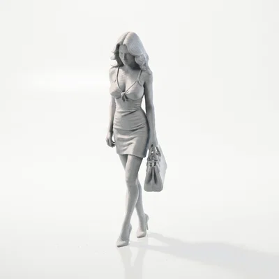 Mô hình tượng người phụ nữ thanh lịch in 3D